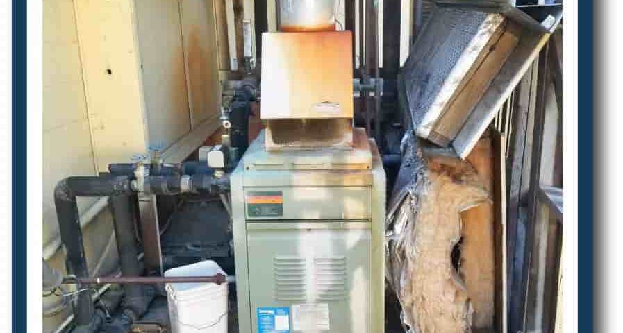 Raypack boiler annual service and repair