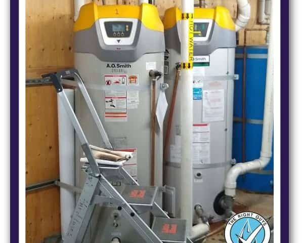 Commercial water heating service call