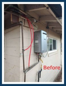 install tankless by code