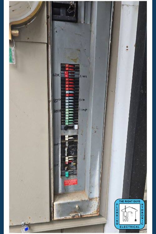 Old Zinsco Electrical Panel a potential fire hazardous